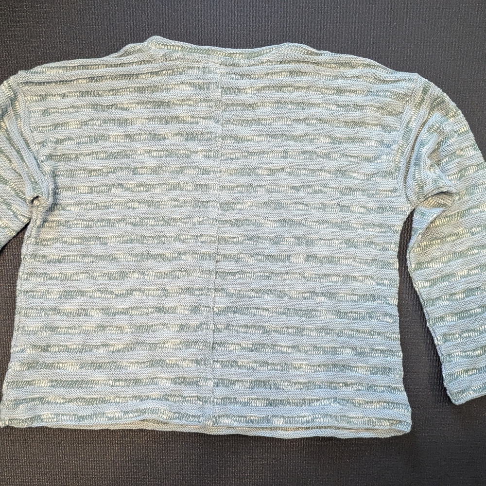 Madewell Crewneck Long-Sleeve Knit Tee in Stripe - XXS - NWT - Picture 4 of 6